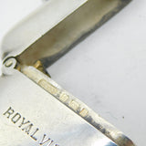 Victorian Sterling Silver 'Royal Visit to Natal, 1901' Vesta Case Antique Birmingham