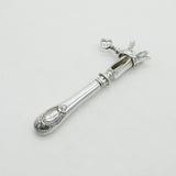 Victorian French Silver Handled Lamb 'Gigot' Bone Holder c1890 Antique