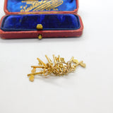 9ct Yellow Gold Bunch of Keys Charm Pendant 'Anne' Vintage 1971 Birmingham