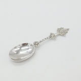 Victorian Sterling Silver HMS Victory Terminal Serving Spoon 1888 London
