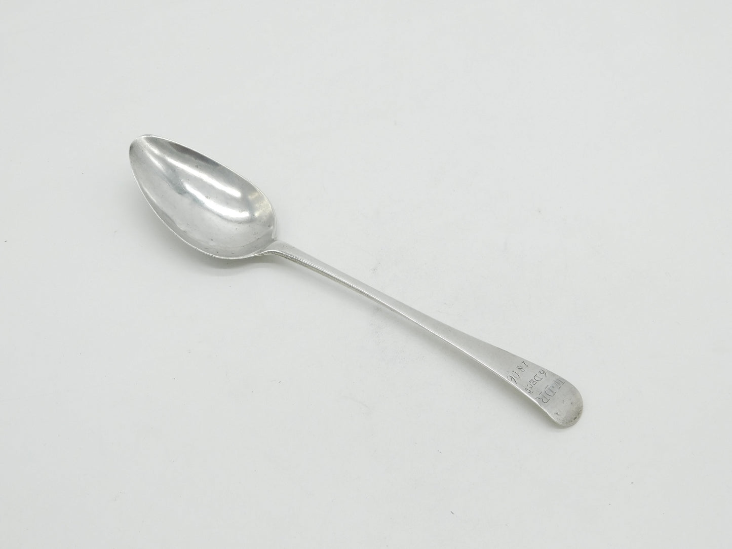 George III Jersey Sterling Silver Serving Spoon Antique 1806 Jacques Quesnel