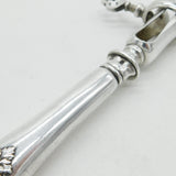 Victorian French Silver Handled Lamb 'Gigot' Bone Holder c1890 Antique