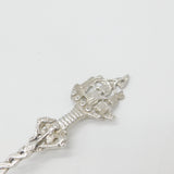 Victorian Sterling Silver HMS Victory Terminal Serving Spoon 1888 London