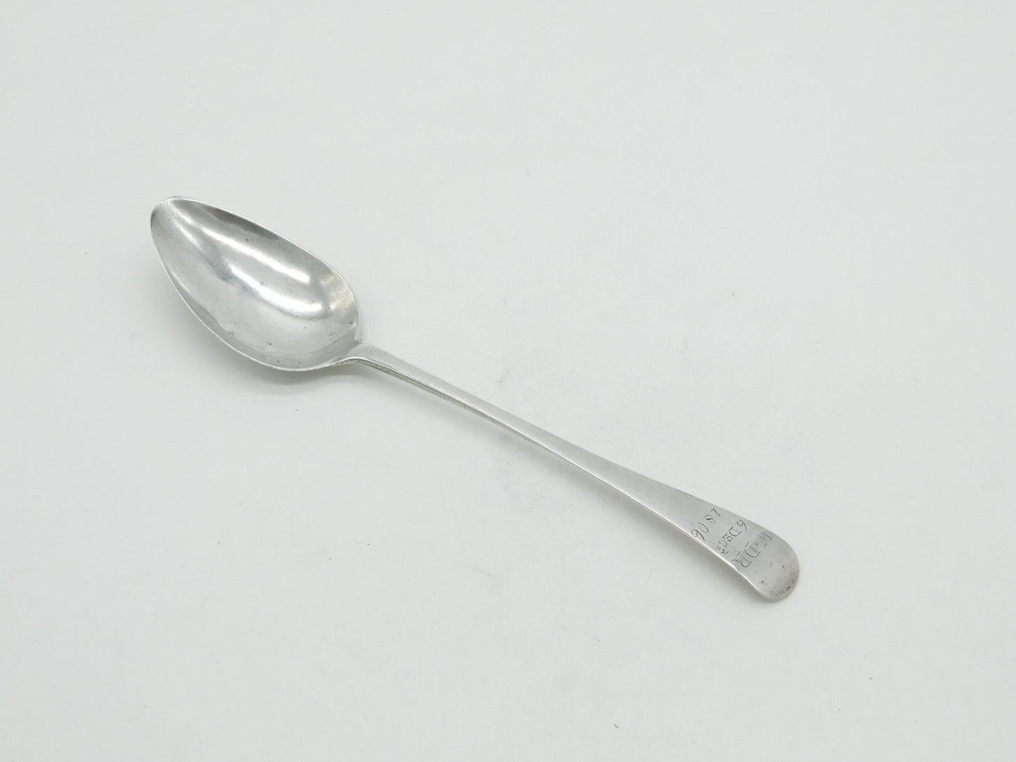 George III Jersey Sterling Silver Serving Spoon Antique 1806 Jacques Quesnel