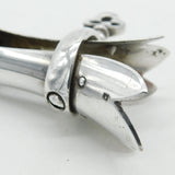 Victorian French Silver Handled Lamb 'Gigot' Bone Holder c1890 Antique
