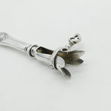 Victorian French Silver Handled Lamb 'Gigot' Bone Holder c1890 Antique