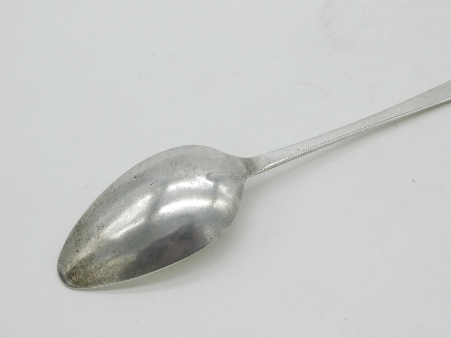 George III Jersey Sterling Silver Serving Spoon Antique 1806 Jacques Quesnel