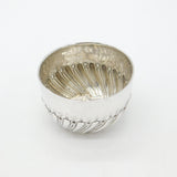 Victorian Sterling Silver Acorn Pattern King George III Shilling Set Bowl 1888