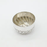 Victorian Sterling Silver Acorn Pattern King George III Shilling Set Bowl 1888