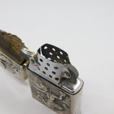 Siam Sterling Silver Cased Zippo Cigarette Lighter Vintage c1970