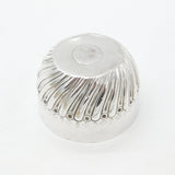 Victorian Sterling Silver Acorn Pattern King George III Shilling Set Bowl 1888