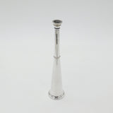 Victorian Silver Plated Cigar Table Lighter in Hunting Horn Form Birmigham c1890
