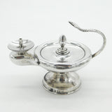 Edwardian Sterling Silver Snake Handle Table Lighter 1902 Birmingham Antique