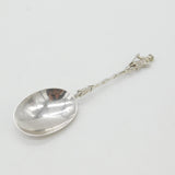 Victorian Sterling Silver Cromwell Terminal Serving Spoon 1887 London Antique