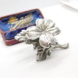 Victorian Sterling Silver Flower Form Teapot Finial c1860 John & Henry Lias