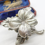 Victorian Sterling Silver Flower Form Teapot Finial c1860 John & Henry Lias