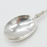 Victorian Sterling Silver Cromwell Terminal Serving Spoon 1887 London Antique