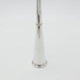 Victorian Silver Plated Cigar Table Lighter in Hunting Horn Form Birmigham c1890