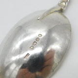 Victorian Sterling Silver Cromwell Terminal Serving Spoon 1887 London Antique