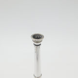 Victorian Silver Plated Cigar Table Lighter in Hunting Horn Form Birmigham c1890