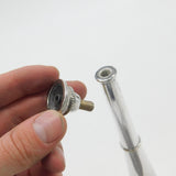 Victorian Silver Plated Cigar Table Lighter in Hunting Horn Form Birmigham c1890