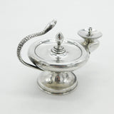 Edwardian Sterling Silver Snake Handle Table Lighter 1902 Birmingham Antique