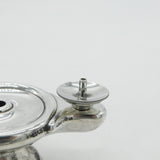Edwardian Sterling Silver Snake Handle Table Lighter 1902 Birmingham Antique