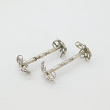Early Victorian Pair of Sterling Silver Knife Rests c1840 London Joseph Willmore