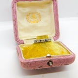 9ct White Gold, Diamond & Sapphire Half Eternity Ring 1966 London Vintage