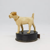Early 20th Century Bakelite Terrier Dog Novelty Tape Measure Antique c1920