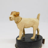 Early 20th Century Bakelite Terrier Dog Novelty Tape Measure Antique c1920