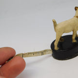 Early 20th Century Bakelite Terrier Dog Novelty Tape Measure Antique c1920