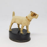 Early 20th Century Bakelite Terrier Dog Novelty Tape Measure Antique c1920