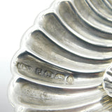 Victorian Pair of Sterling Silver Dolphin Salt Cellars Antique 1864 Birmingham