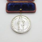 Sterling Silver Oundle School Crested Medal 1933 London Mappin & Webb