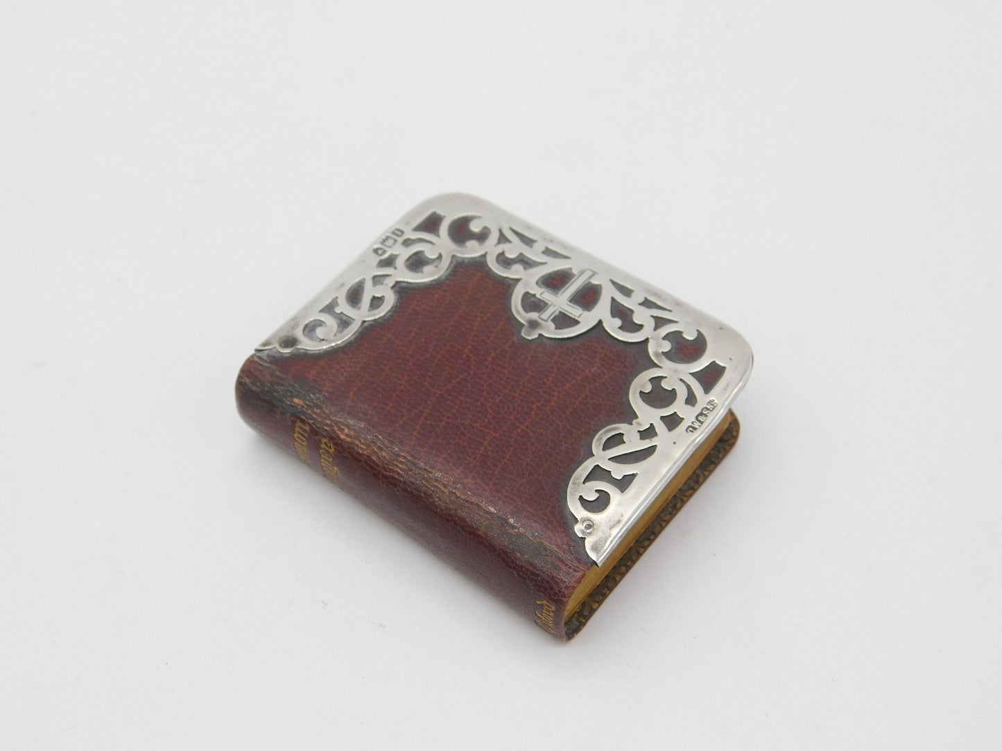 Edwardian Sterling Silver Mounted Small Book of Common Prayer 1904 London