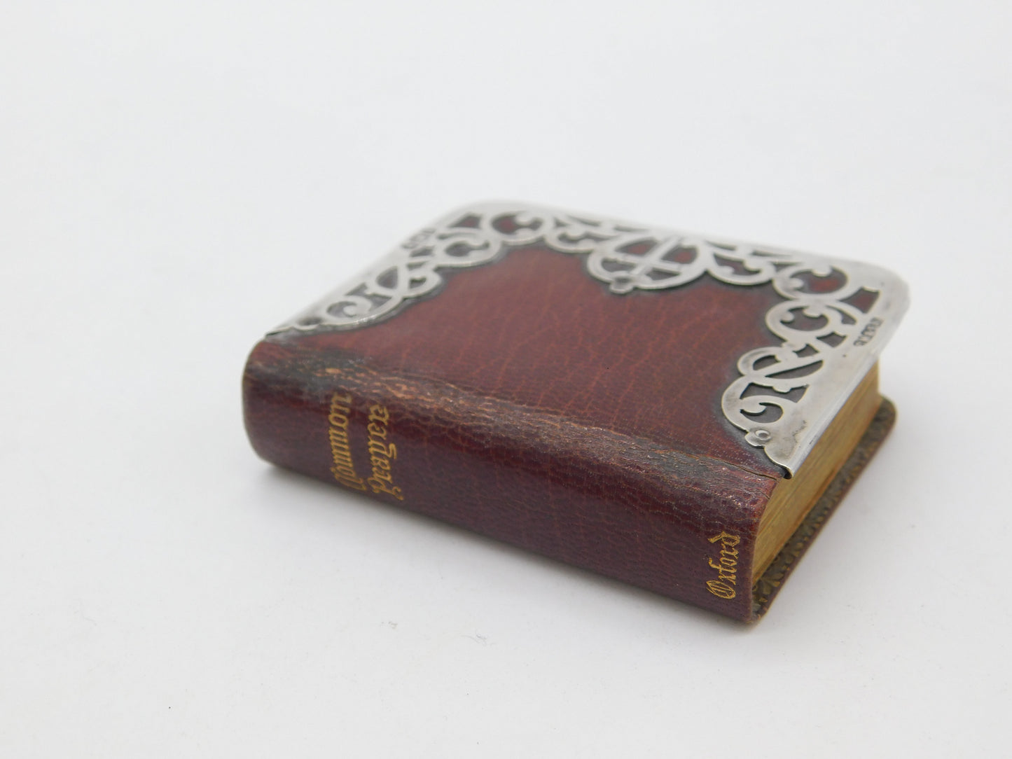 Edwardian Sterling Silver Mounted Small Book of Common Prayer 1904 London