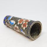 Chinese Sterling Silver Colourful Enamel Large Sewing Thimble Antique c1940