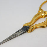 19th Century French 14ct Yellow Gold Sewing Scissors Antique c1890 Belle Epoque