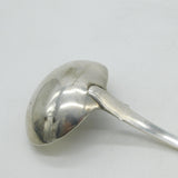Victorian Irish Sterling Silver Fiddle Pattern Sauce Ladle Antique 1840 Dublin