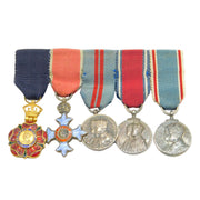 British High-Ranking Officer Dress Medal Group MBE, CBE, Jubilee Antique c1945