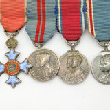British High-Ranking Officer Dress Medal Group MBE, CBE, Jubilee Antique c1945