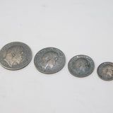 King Edward VII Original Boxed Silver Proof Maundy Coin Set Antique 1906