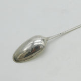 George I Sterling Silver Deer Crest Basting Spoon Antique 1724 London