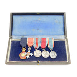 British High-Ranking Officer Dress Medal Group MBE, CBE, Jubilee Antique c1945