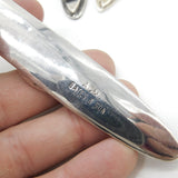 Set of Three Acme, Vancouver Planished Silver Plated Serving Spoons First Nations