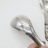 Set of Three Acme, Vancouver Planished Silver Plated Serving Spoons First Nations