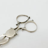 Early Georgian Sterling Silver Sugar Nips Shell Bowl c1760 Richard Mills, London