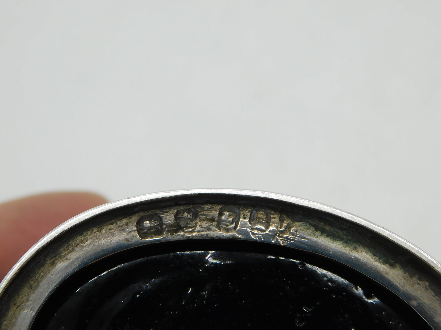 George III Sterling Silver Floral Pattern Mustard Pot Antique 1800 London