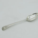 George III Sterling Silver 'E' Initial Serving Spoon Antique 1768 London